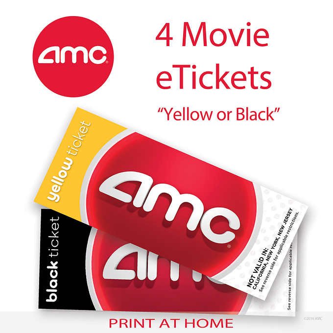 AMC 4-Pack Movie eTickets