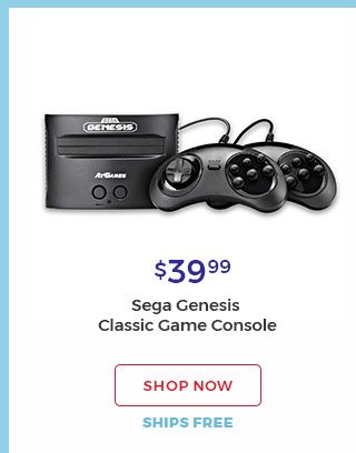 $39.99 Sega Genesis Classic Game Console. Shop now. Ships free