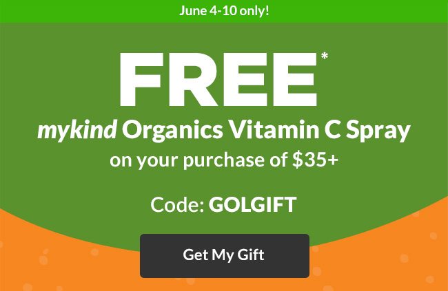 FREE* mykind Organics Vitamin C Spray on your purchase of $35+