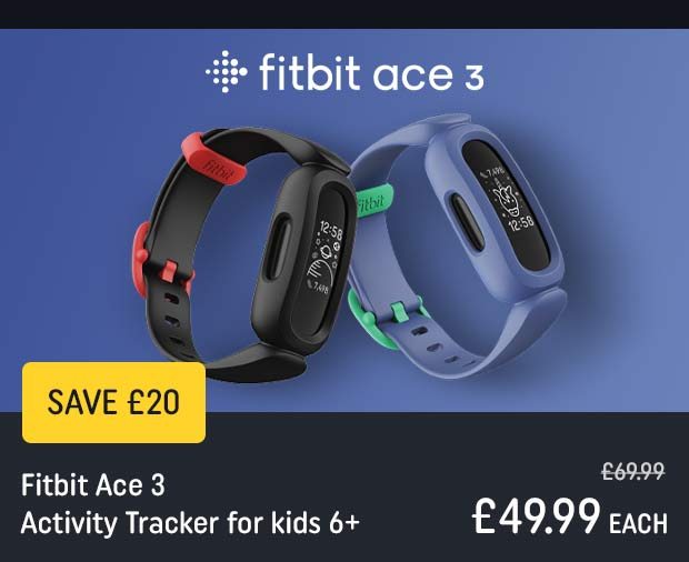 Fitbit Ace 3 Activity Tracker for Kids 6+