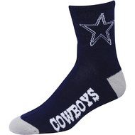 Dallas Cowboys For Bare Feet Team Color Quarter-Length Socks