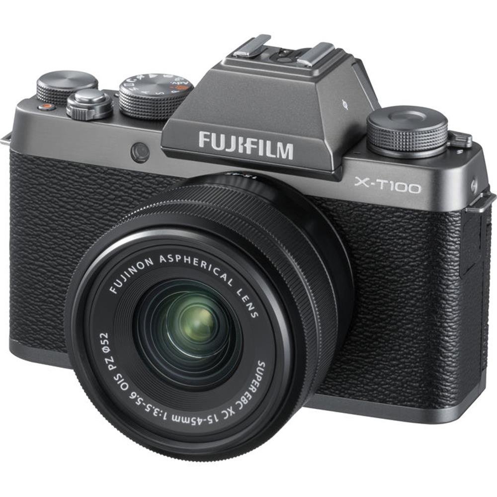 FUJIFILM X-T100 W/ XC 15-45 PZ DRK SILVER