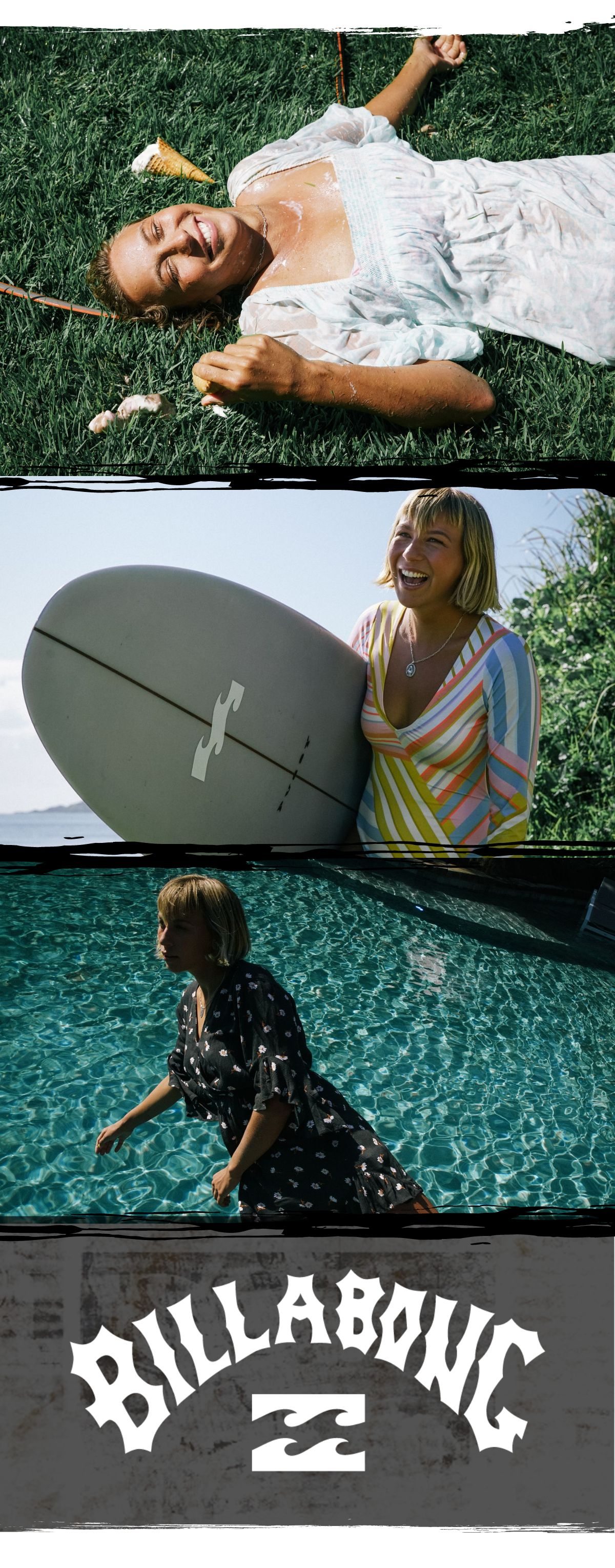 Shop Billabong Picture Collage