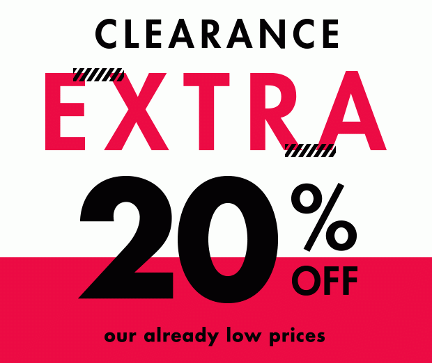 EXTRA 20% OFF