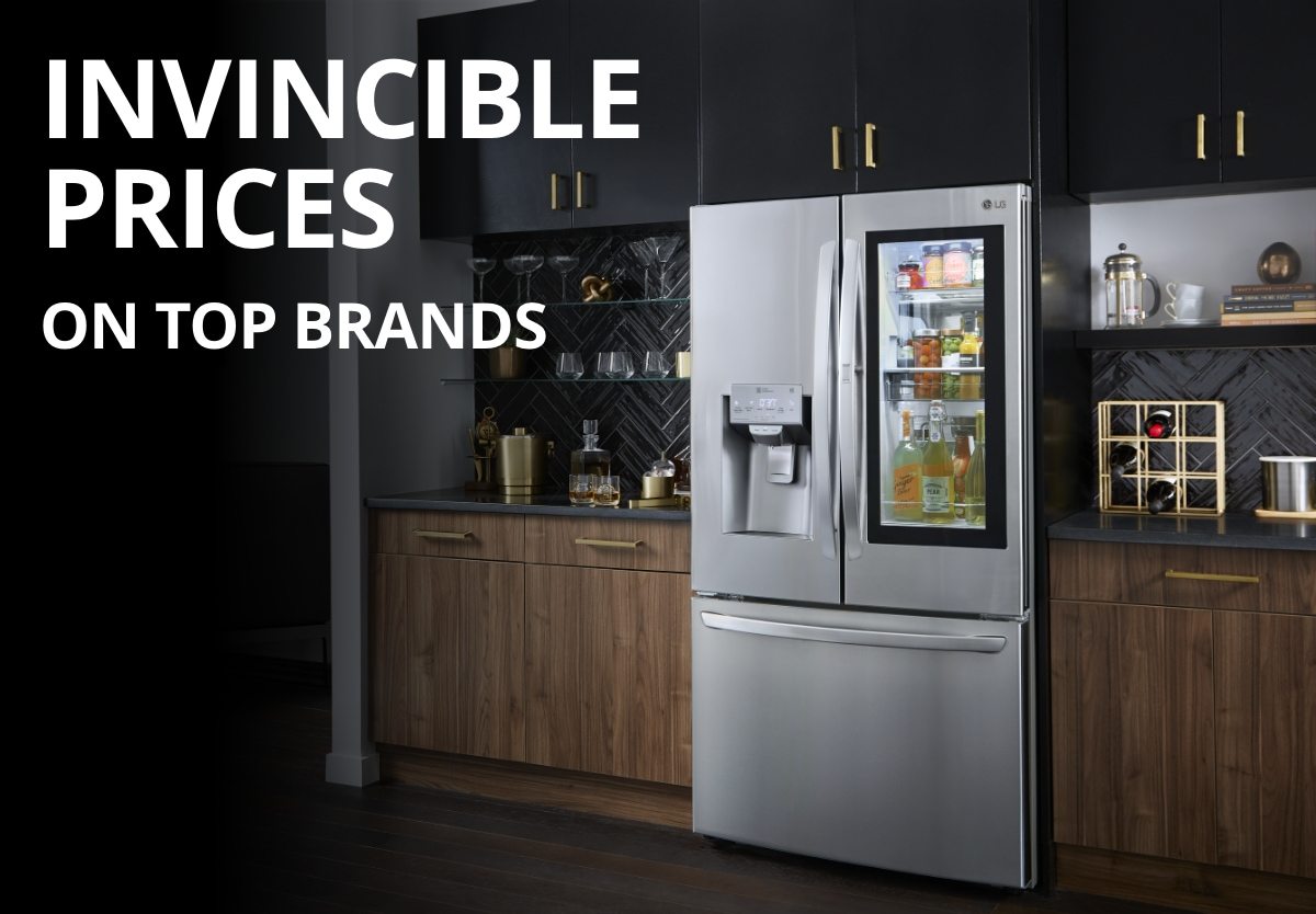 Invincible Prices on Appliances