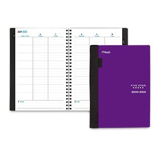 Plan ahead with Five Star® 2020–2021 academic student planners.