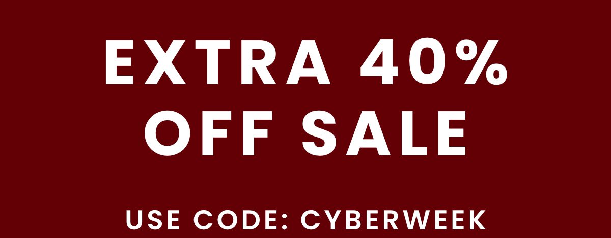 Extra 40% Off Sale