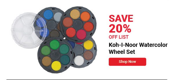 Koh-I-Noor Watercolor Wheel Set