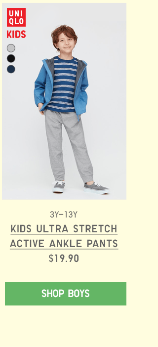 PDP6 - KIDS ULTRA STRETCH ACTIVE ANKLE PANTS