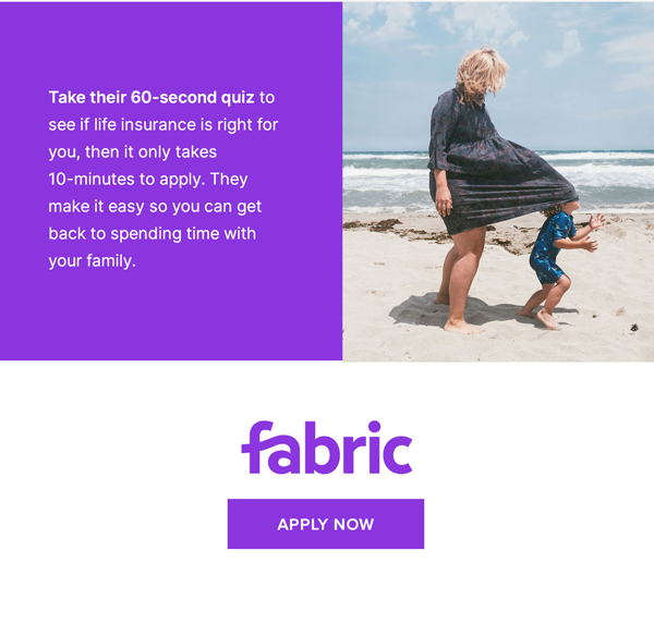 Fabric - Help Secure Your Family's Future | Apply Now