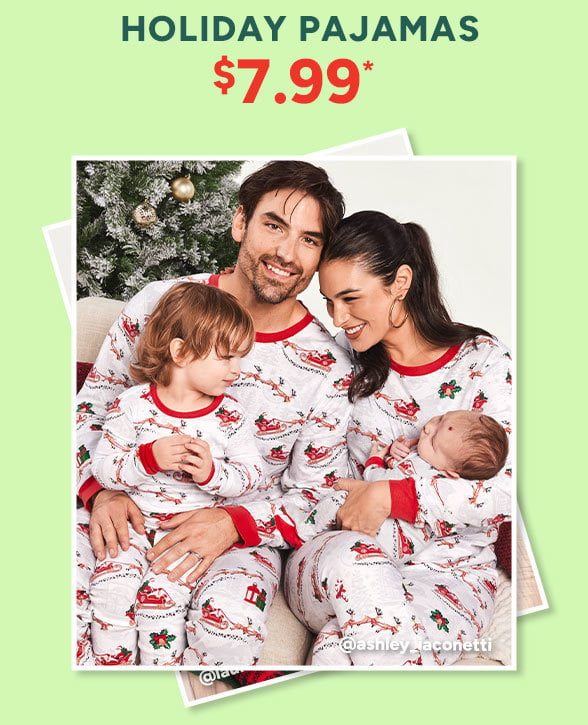 $7.99 Holiday Pajamas