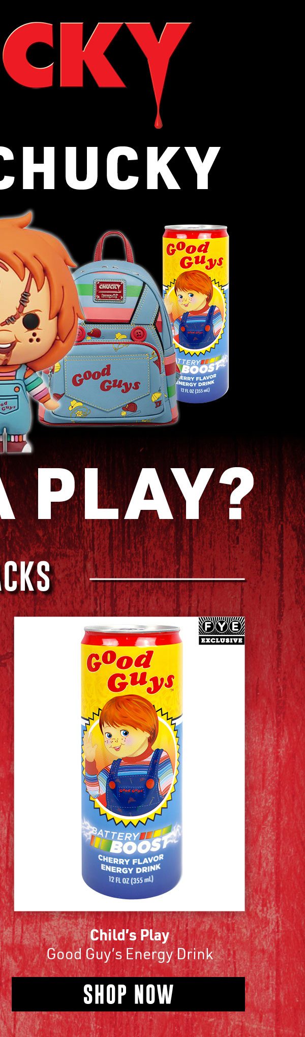 Child's PLay Good Guys Energy Drink