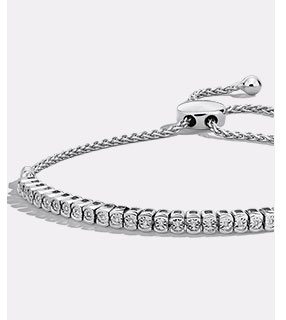 Diamond Bolo Bracelet