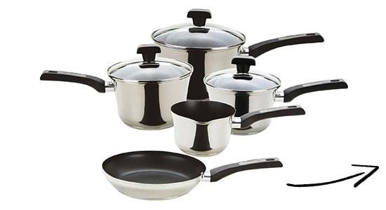 Prestige Dura Steel 5 Piece Pan Set