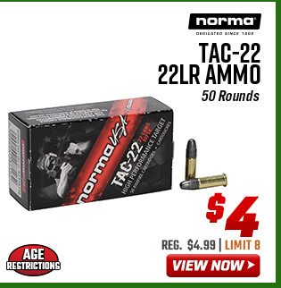 Norma Tac-22 22LR Ammo