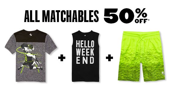 All Matchables 50% Off