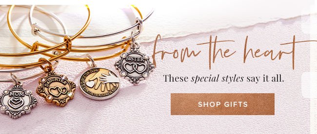 Shop special styles that show your love from our Because I Love You Collection.