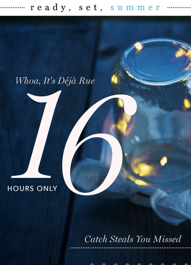 16 HOURS ONLY. So nostalgic.