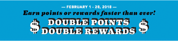 Double Points Double Rewards