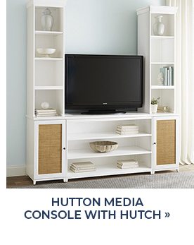 Hutton Media Console with Hutch