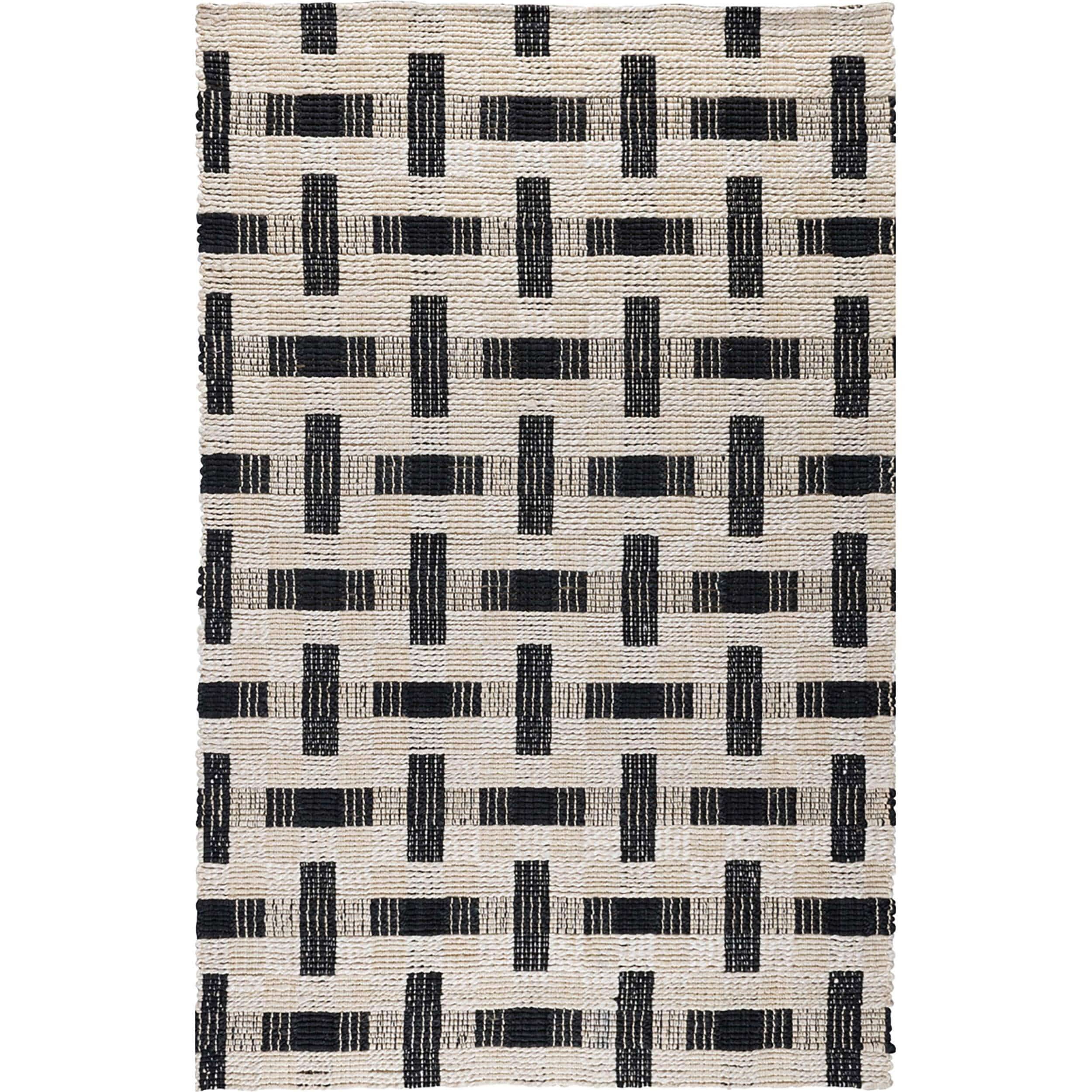 Image of Preston Rug Ivory/Black