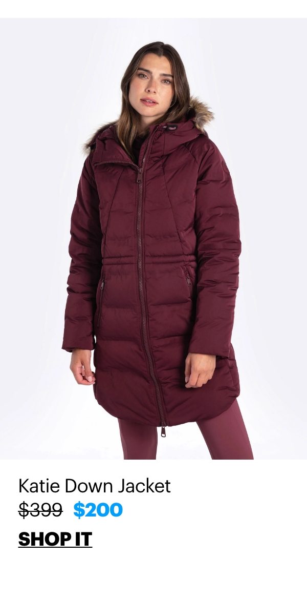 Katie Down Jacket - Plum