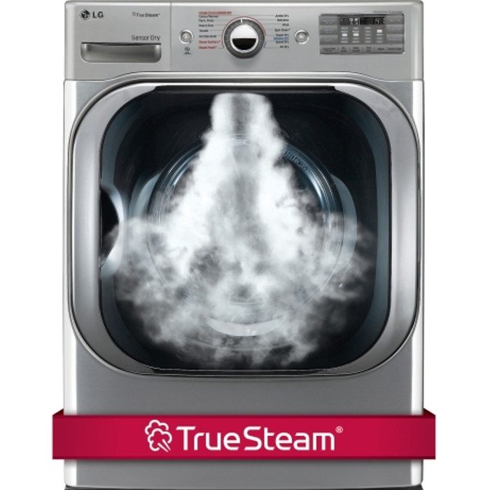 LG 9.0 Cu. Ft. Mega Capacity Electric Dryer w/ Steam™ Technology - DLEX8100V