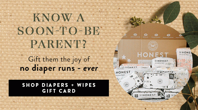 Gift a Diapers + Wipes bundle gift card