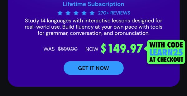 Babbel Language Learning: Lifetime Subscription (All Languages)