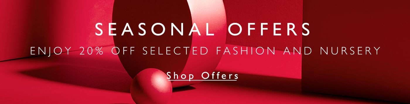 Enjoy 20% off selected fashion and nursery