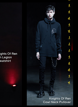 Knights of Ren Cowl Neck Pullover
