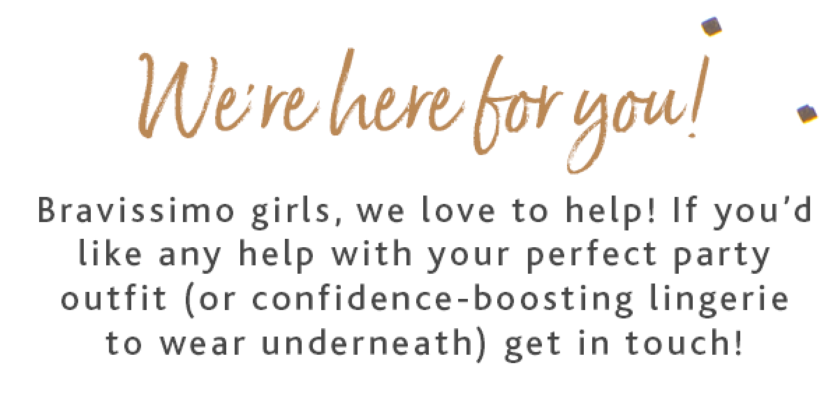 M We're here for you! 
