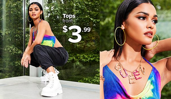 Shop Tops from $3.99 and Up