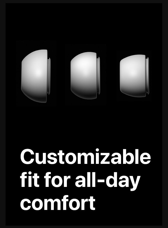 Customizable fit for all-day comfort