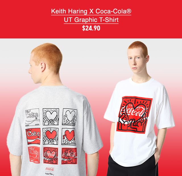 PDP 1 - KEITH HARING X COCA COLA UT GRPAHIC T-SHIRT