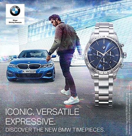 Iconic. Versatile. Expressive. Discover the New BMW Timepieces.