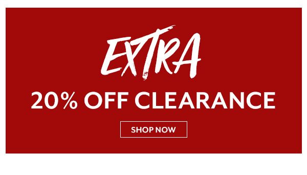 Extra 20% Off Clearance