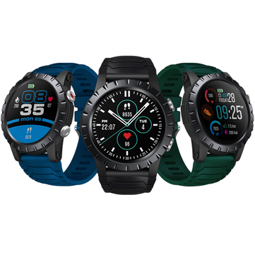 [4-SATELLITE/3 Modes GPS] Zeblaze Stratos 1.32 inch 360*360px Screen HR SpO2 VO2 Max Monitor 120+ Sports Modes 25 Days Standby 5ATM Waterproof Outdoor Smart Watch