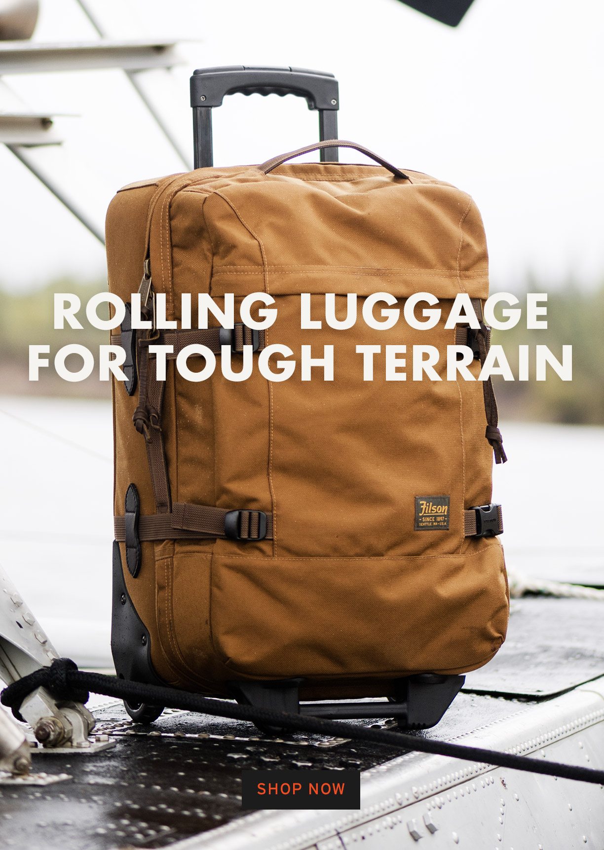 filson rolling luggage