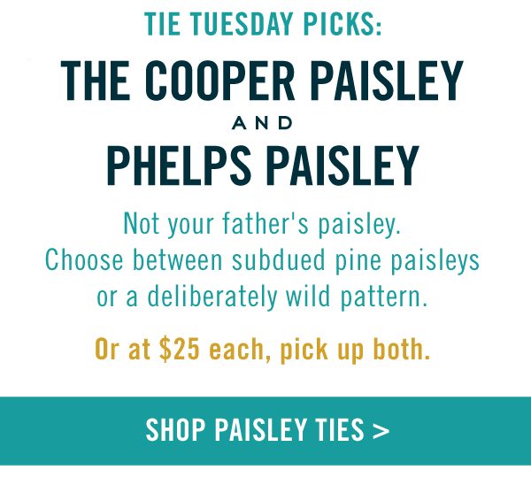 Shop Paisley Ties