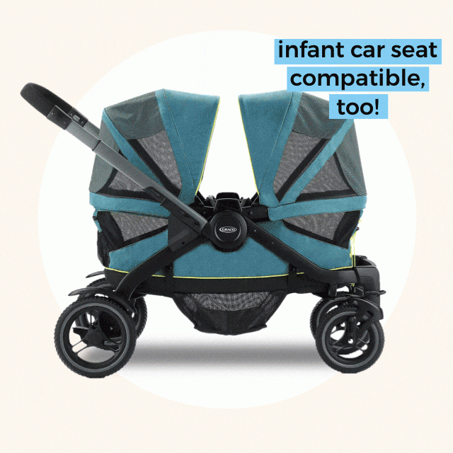 infant car seat compatible, too!