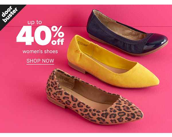 Up to 40% Off Women's Shoes - Shop Now