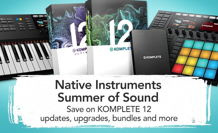 Fill Your Summer With Sound. Native Instruments offers upgrades, updates and more at special pricing.