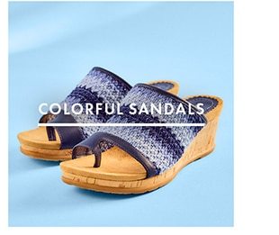 COLORFUL SANDALS