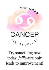 SEE YOUR CANCER FABRIC HOROSCOPE