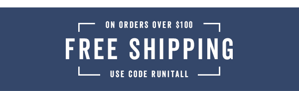 Free Shipping Over $100 With Code: RUNITALL >