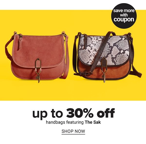 Up to 30% handbags featuring The Sak - Shop Now