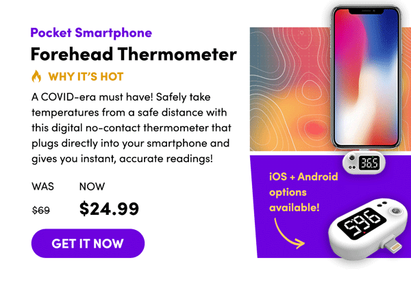 Pocket Smartphone Thermometer | Get It Now