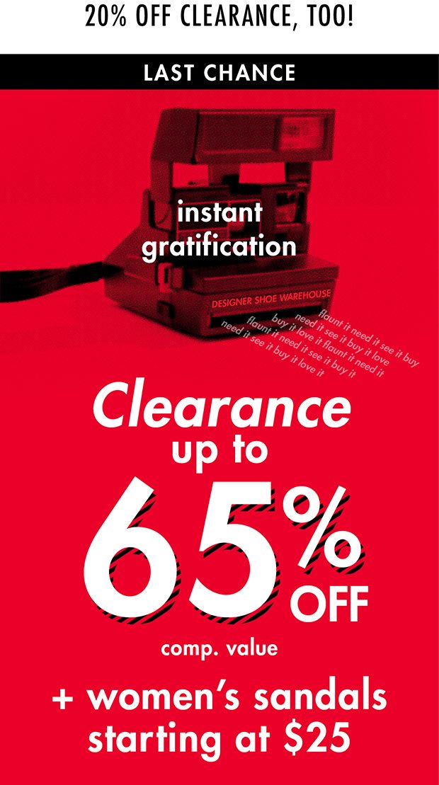 Clearance up to 65% OFF