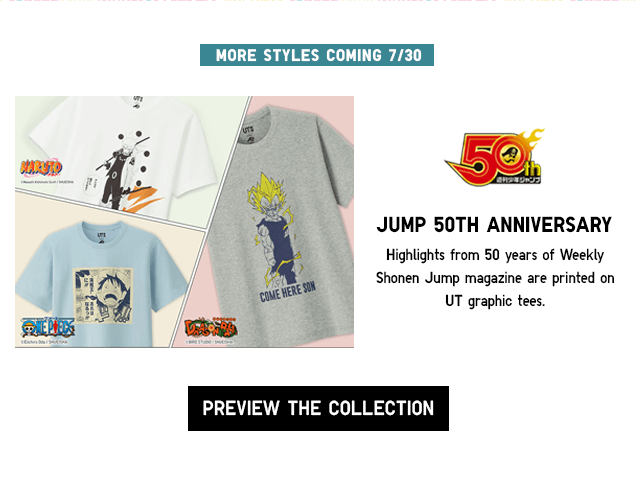 JUMP 50TH ANNIVERSARY - REVIEW THE COLLECTION